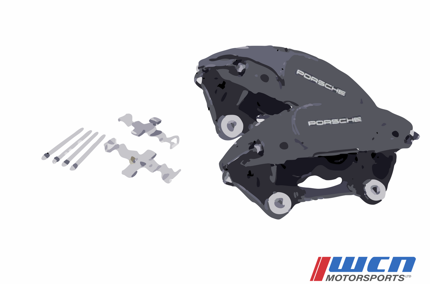 The MQB FRONT BBK (Big Brake Kit) Macan Brembo 4 pot