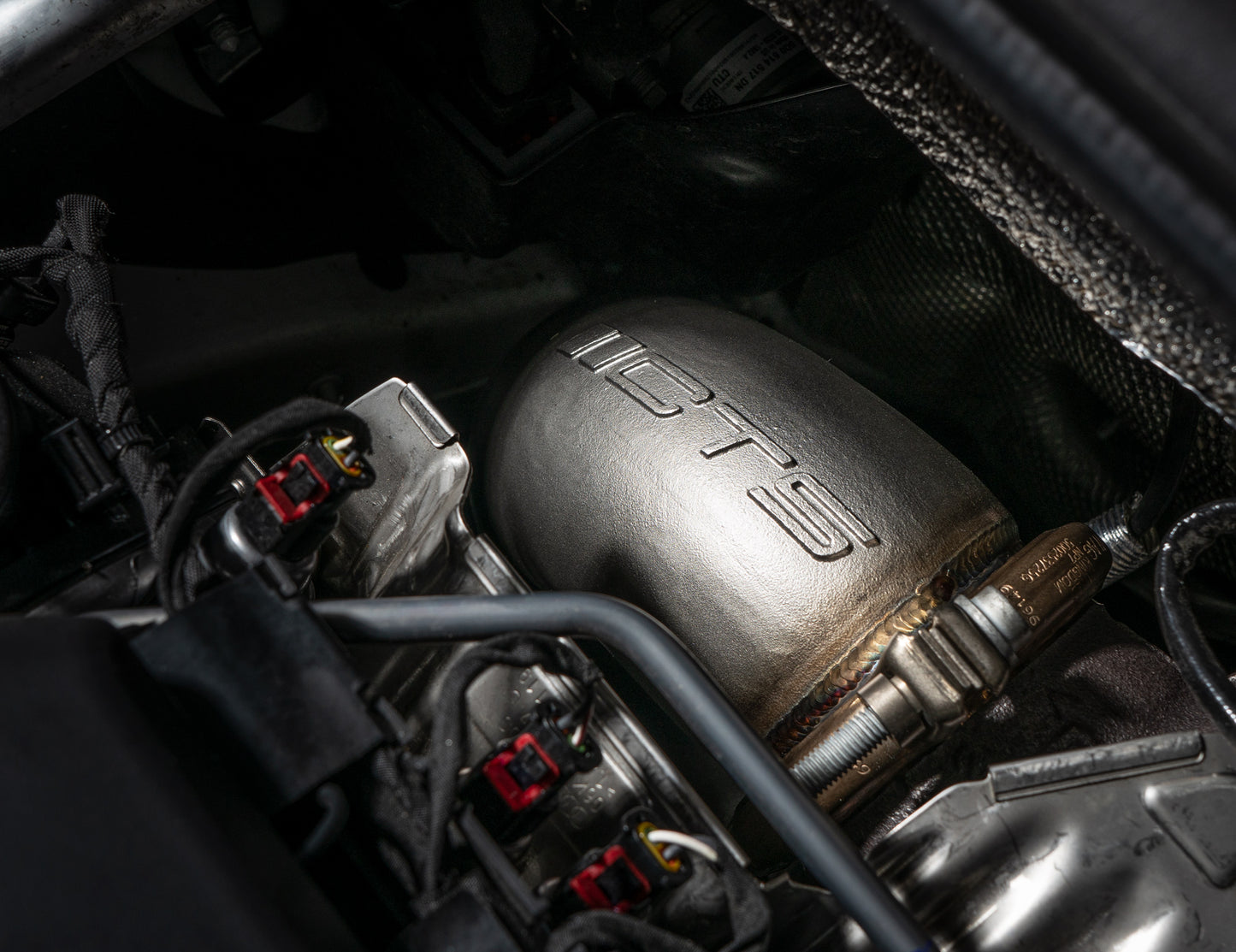 CTS TURBO MQB FWD EXHAUST DOWNPIPE WITH HIGH FLOW CAT (MK7/MK7.5 GOLF, GTI, GLI, A3 FWD)
